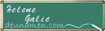 Helene Galic Visitenkarte